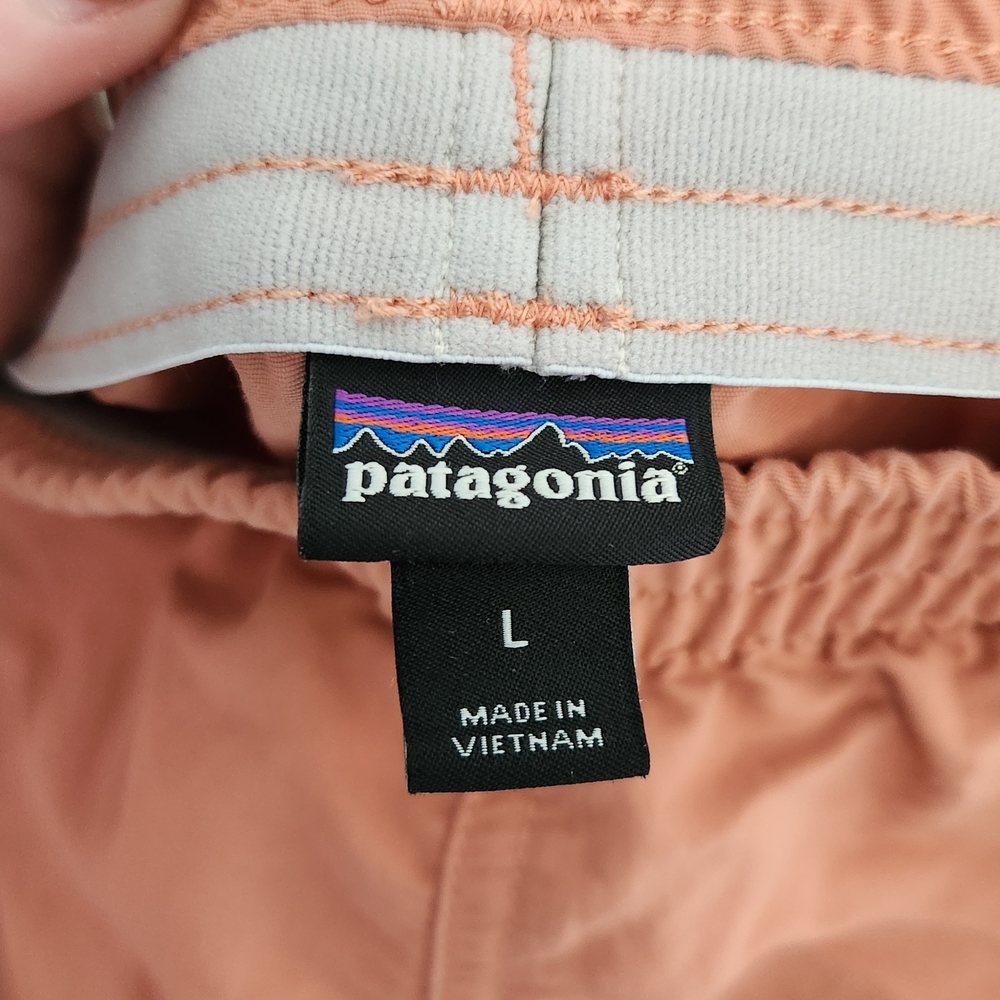 Orange Patagonia Unlined Athletic Casual Shorts - Picture 2 of 5